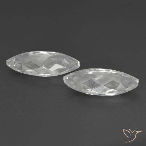 Topaz Gemstones in 11.7 x 5 mm Size for Sale, Topaz Stones in White Color