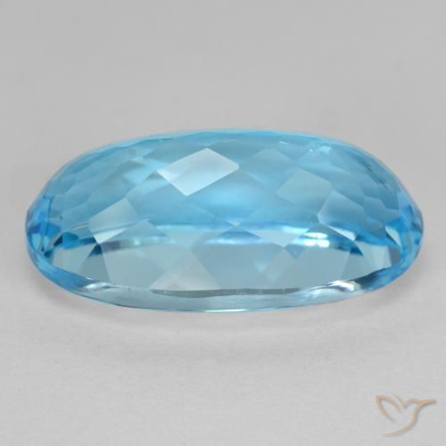 Topaz Gemstone in 18.4 x 10.3 mm Size for Sale, Topaz Stone in Swiss Blue Color