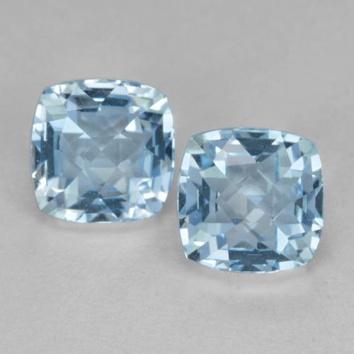 Baby Blue Topaz Gem - 1.8ct Cushion Mixed Cut (ID: 572496)