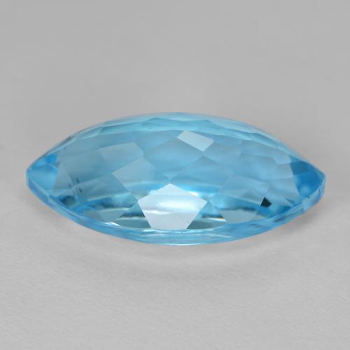Topaz Gemstone in 20 x 10 mm Size for Sale, Topaz Stone in Swiss Blue Color