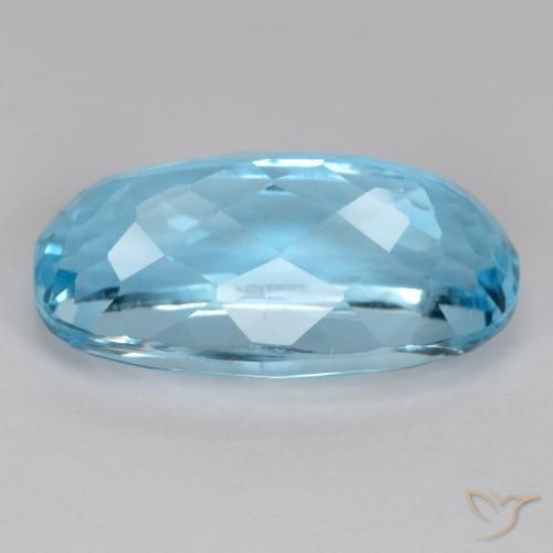 Topaz Gemstone in 19.9 x 10.6 mm Size for Sale, Topaz Stone in Swiss Blue Color