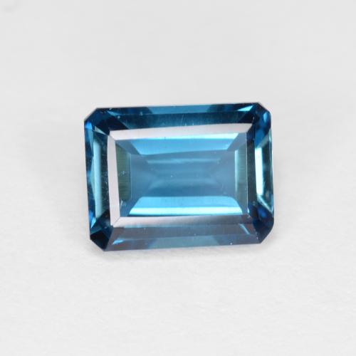 Azul marino intenso Topacio Gema - 1.8ct Corte octagonal (ID: 574665)