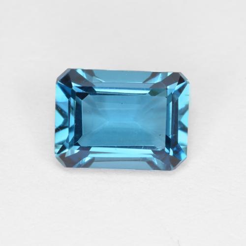 Medium Blue Topaz Gem - 1.8ct Octagon Step Cut (ID: 574666)
