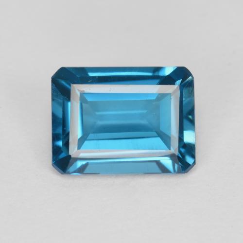 Swiss Blue Topas Edelstein - 1.7ct Octagon Stufenschliff (ID: 574964)
