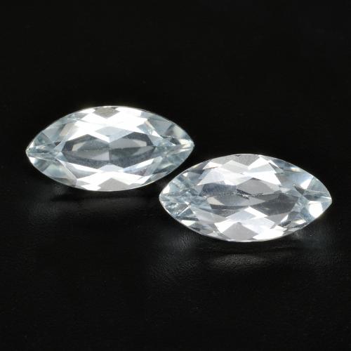 Bluish White Topaz Gem - 1.4ct Marquise Facet (ID: 580867)