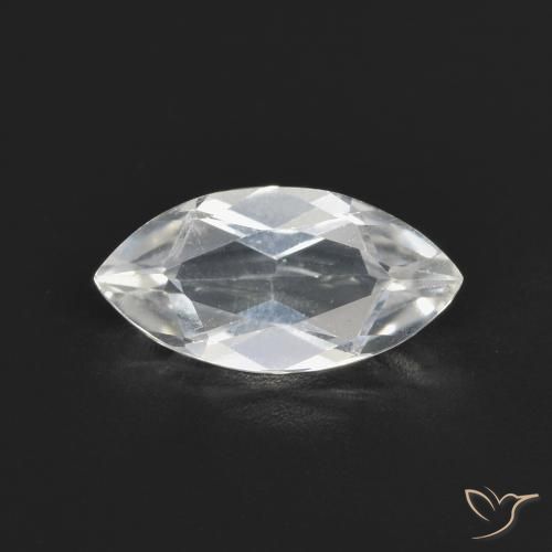 1.97ct Natural Bluish White Topaz, Marquise, VVS
