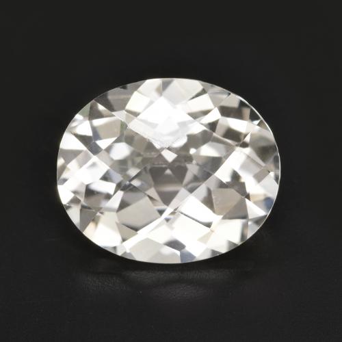 Blanco cálido Topacio Gema - 5.6ct Forma de Tablero de Ajedrez Óvalo (ID: 580878)