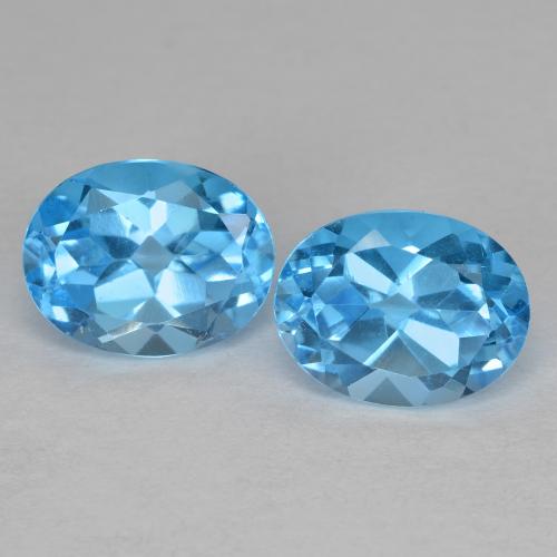 Medium Blue Topaz Gem - 2.4ct Oval Facet (ID: 582776)