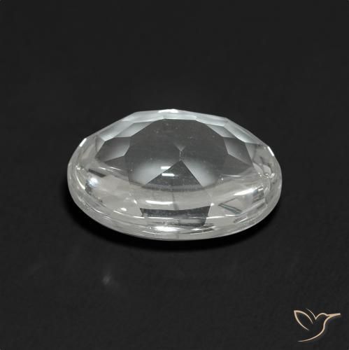 Topaz Gemstone in 10 x 8 mm (calibrated) Size for Sale, Topaz Stone in White Color