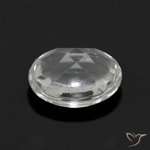 Topaz Gemstone in 10 x 8 mm (calibrated) Size for Sale, Topaz Stone in Clear White Color