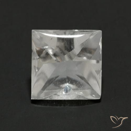 2.32 ct White Topaz, 7.1 x 7.1 mm Square Buff Top From Brazil, Photo A