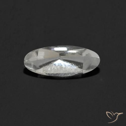 1.15 ct White Topaz, 10.1 x 4.2 mm Oval Buff Top From Brazil, Photo A