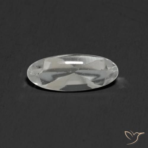1.16 ct White Topaz, 10 x 4.1 mm Oval Buff Top From Brazil, Photo A