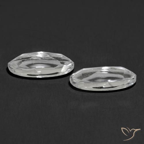 Topaz Gemstones in 10 x 4.1 mm Size for Sale, Topaz Stones in Clear White Color