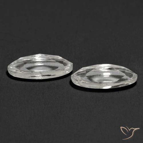 Topaz Gemstones in 10.2 x 4.2 mm Size for Sale, Topaz Stones in Clear White Color