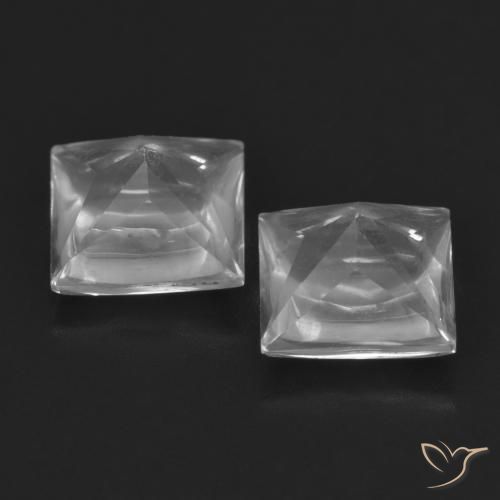 Topaz Gemstones in 7 x 7 mm (calibrated) Size for Sale, Topaz Stones in White Color