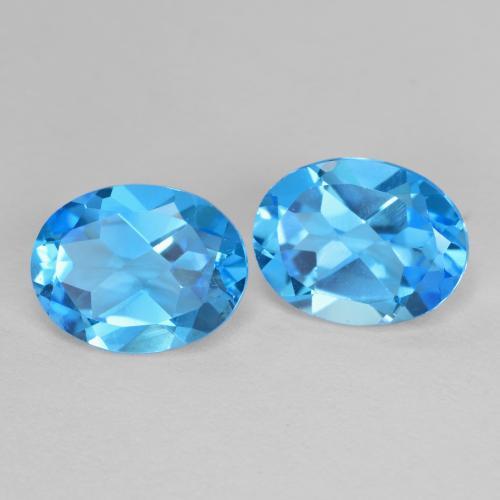 Swiss Blue Topaz Gem - 2.1ct Oval Facet (ID: 585671)