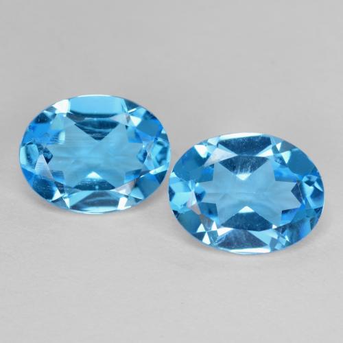 Medium Blue Topaz Gem - 2.1ct Oval Facet (ID: 585672)