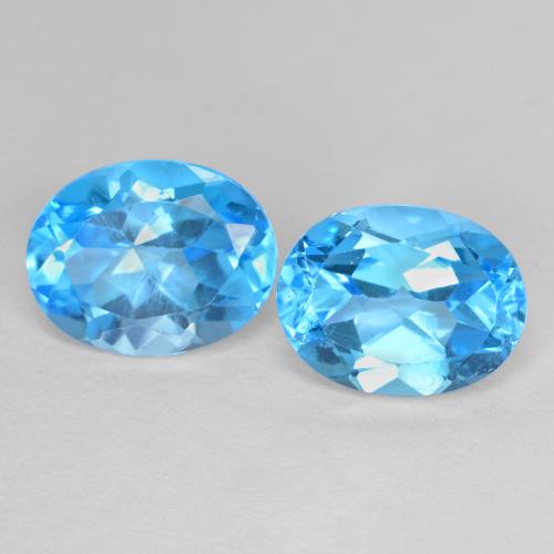 Azul azur Topacio Gema - 2.5ct Forma ovalada (ID: 585673)