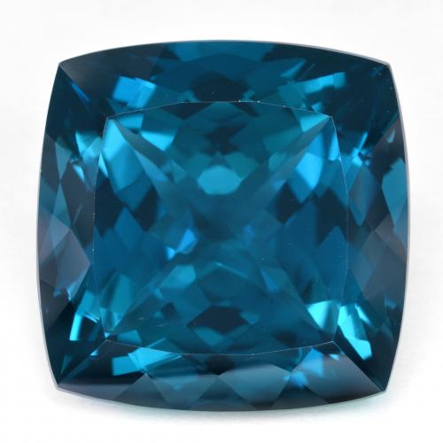 London Blue Topaz Gem - 55.8ct Cushion-Cut (ID: 587691)