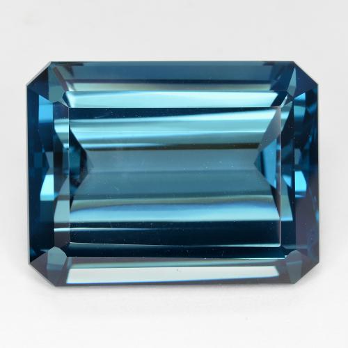 Azul marino intenso Topacio Gema - 42.7ct Corte octagonal (ID: 587693)