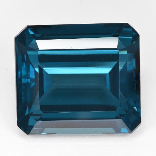Лондон-Блю Топаз Камень - 46.9ct Восьмиугольная ступенчатая огранка (ID: 587701)