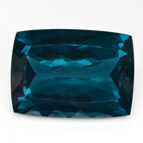Azul Londres Topacio Gema - 64.5ct Corte en Forma Cojín (ID: 589481)