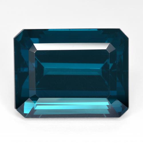 Лондон-Блю Топаз Камень - 59.7ct Восьмиугольная ступенчатая огранка (ID: 589488)