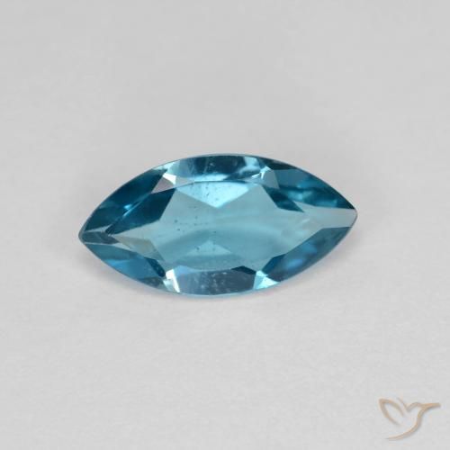 1.01ct Natural London Blue Topaz, Marquise, VS