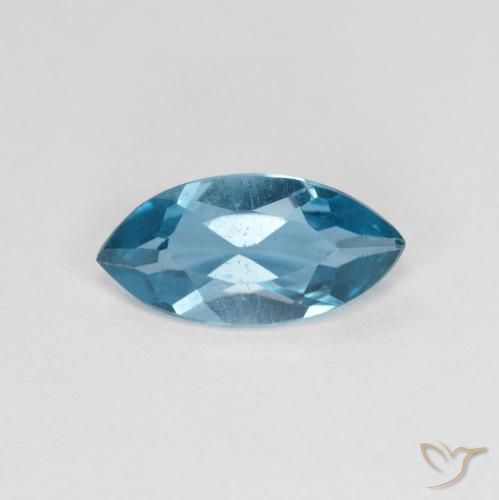 1.09ct Natural Swiss Blue Topaz, Marquise, VS