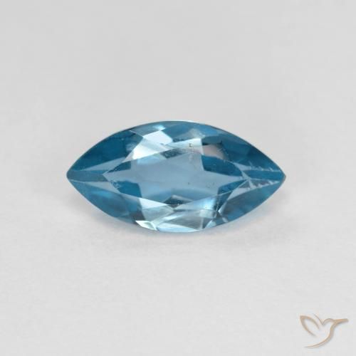 1.26ct Natural Swiss Blue Topaz, Marquise, VS