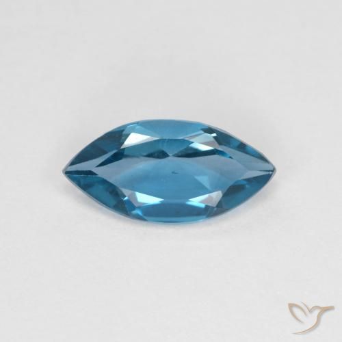1.17ct Natural Swiss Blue Topaz, Marquise, VS
