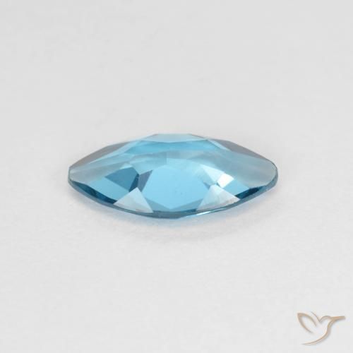 Topaz Gemstone in 9.8 x 5.1 mm Size for Sale, Topaz Stone in London Blue Color