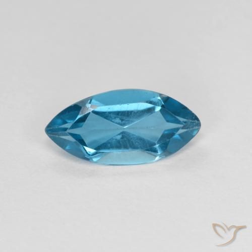 1.09ct Natural Swiss Blue Topaz, Marquise, VS