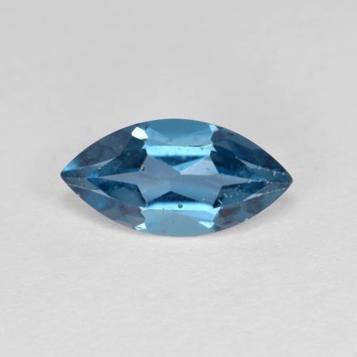 スイスブルー トパーズ 宝石 - 1.2ct マーキーズファセット (ID: 589839)