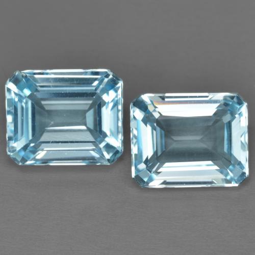 Baby Blue Topaz Gem - 4.2ct Octagon Step Cut (ID: 595237)