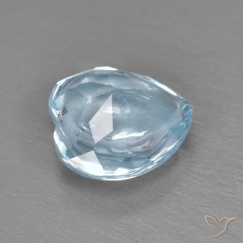 Topaz Gemstone in 8 x 8 mm (calibrated) Size for Sale, Topaz Stone in Sky Blue Color