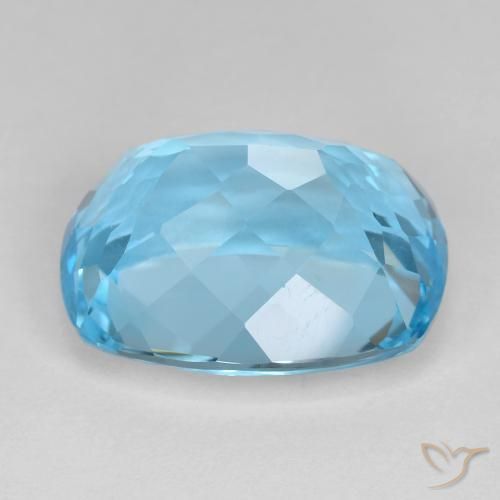 Best Blue Topaz Gemstone for a Men's Ring | Large Size, Sky Blue Color