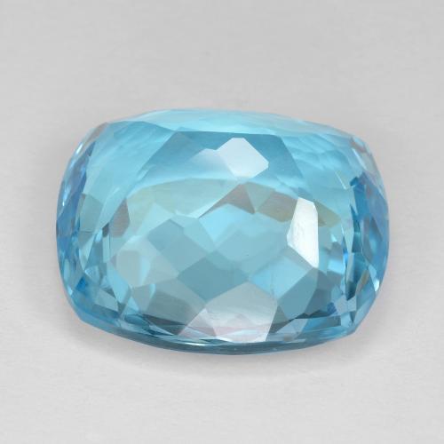 Topaz Gemstone in 18.1 x 17 mm Size for Sale, Topaz Stone in Swiss Blue Color