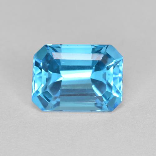 Свисс-Блю Топаз Камень - 1.8ct Восьмиугольная ступенчатая огранка (ID: 622540)