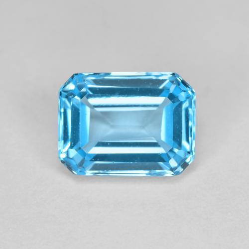 Свисс-Блю Топаз Камень - 2.1ct Восьмиугольная ступенчатая огранка (ID: 623764)