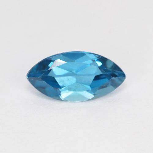 London Blue Topaz Gem - 1.4ct Marquise Facet (ID: 630766)