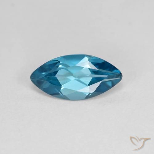 1.17ct Natural London Blue Topaz, Marquise, VS