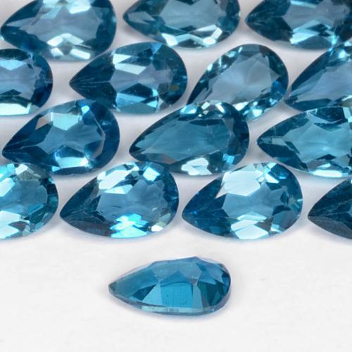 Topaz Gemstone in 5 x 3 mm (calibrated) Size for Sale, Topaz Stone in London Blue Color
