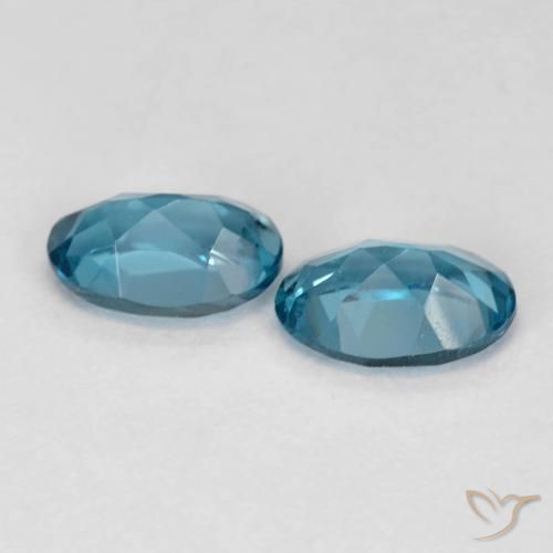 Topaz Gemstones in 6 x 4 mm (calibrated) Size for Sale, Topaz Stones in London Blue Color