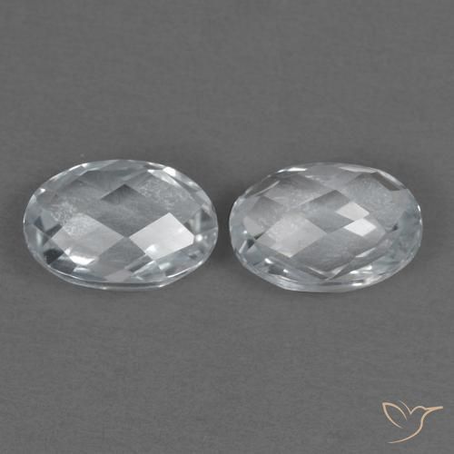 Topaz Gemstones in 6.2 x 4.2 mm Size for Sale, Topaz Stones in White Color