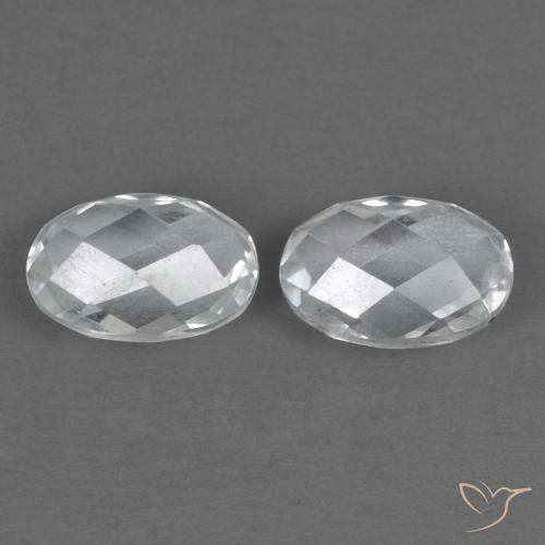 Topaz Gemstones in 6.2 x 4.2 mm Size for Sale, Topaz Stones in White Color