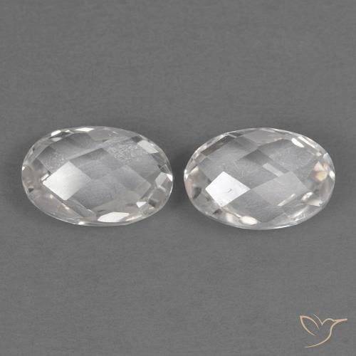 Topaz Gemstones in 6 x 4 mm (calibrated) Size for Sale, Topaz Stones in White Color