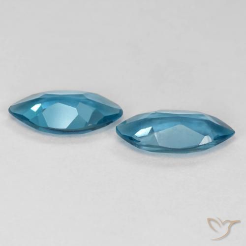 Topaz Gemstones in 10 x 5 mm (calibrated) Size for Sale, Topaz Stones in London Blue Color