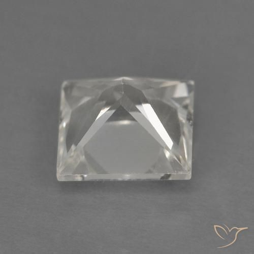 Topaz Gemstone in 6 x 6 mm (calibrated) Size for Sale, Topaz Stone in Clear White Color